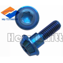 Gr5 nitriding titanium flat head bolt